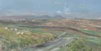 Oil painting of the Brecon Beacons