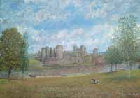 Paintings of Caerphilly castle