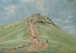Painting of Corn Du, The Brecon Beacons