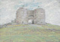 Painting of Criccieth Castle, North Wales