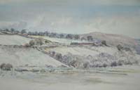 Newport to Brecon train/Cwmdu Farm
