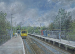 Painting of Heath High Level railway station