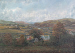 Looking towards Caerphilly from Hengoed