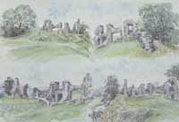 Paintings of Newcastle Emlyn, West Wales