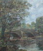 My first oil - Old stone bridge, Ystrad Mynach