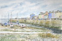 Painting of Aberaeron harbour