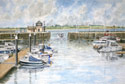 Painting of Caernarfon Harbour