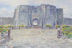 Caerphilly castle, South Wales