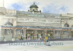 Entrance to Cardiff Central railway station