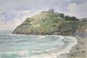 Painting of Criccieth Castle, North Wales