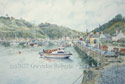 Painting of Fishguard harbour