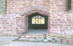 Goodrich Castle-Chapel doorway