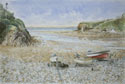 Painting of Little Haven Beach, West Wales