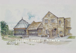 Painting of Llancaiach Fawr Manor, Nelson