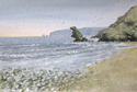Llanngrannog beach, West Wales