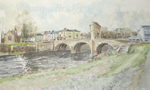 Painting of Monnow Bridge, Monmouth