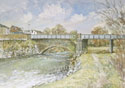 Paintings of the River Cynon at Mountain Ash