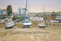 Painting of New Quay Harbour