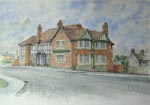 Watercolour painting of The Oakdale Hotel
