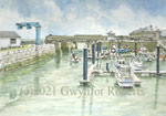 Painting of Porthcawl Harbour