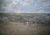 Painting of Tiryberth from Cefn-hengoed