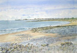 Watercolour painting of Trecco Bay, Porthcawl