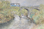 Painting of the Railway Viaduct, Pontypridd.
