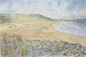 Painting of Woolacombe Beach, Devon