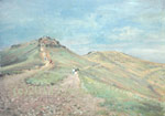 Painting of Corn Du and Pen y Fan, The Brecon Beacons