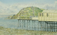 Painting of Royal pier, Aberystwyth