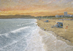 Painting of Santa Monica beach, Los Angeles