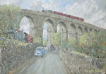 Newport to Brecon train at Maesycwmmer