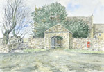 churches of Wales-paintings of Saint Ilan's church, Eglwysilan