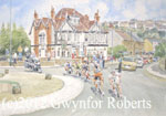 Paintings of Tour of Britain Cycle Race 2012