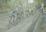 Paintings of Tour of Britain Cycle Race 2013