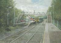 Paintings of Ystrad Mynach railway station