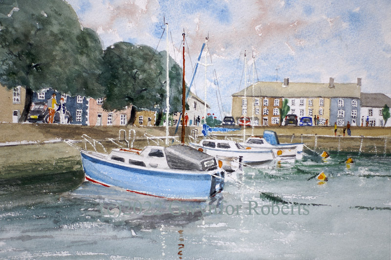 Paintings of West Wales-Aberaeron