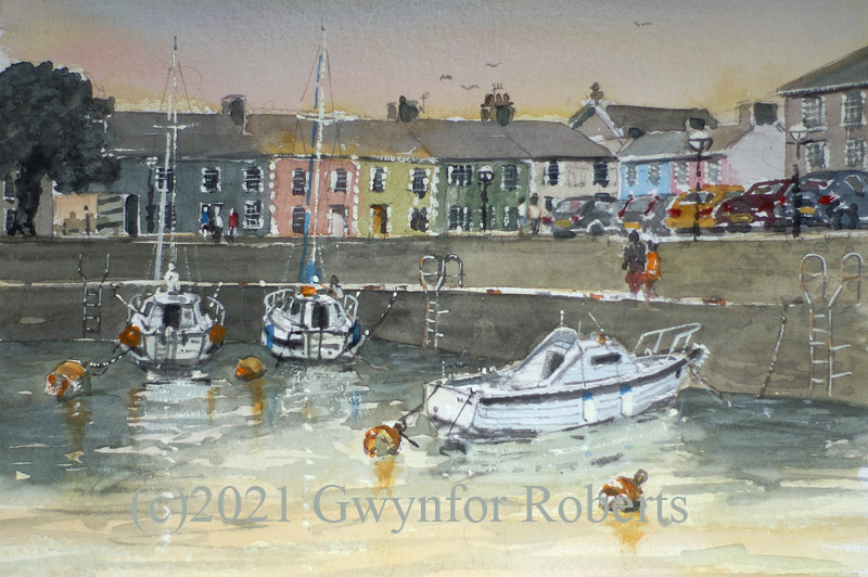 Paintings of West Wales-Aberaeron