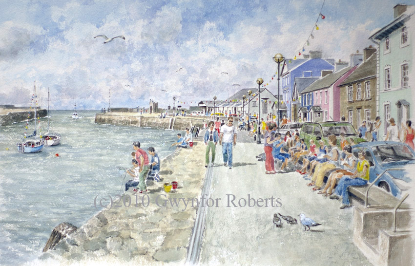 Paintings of West Wales-Aberaeron