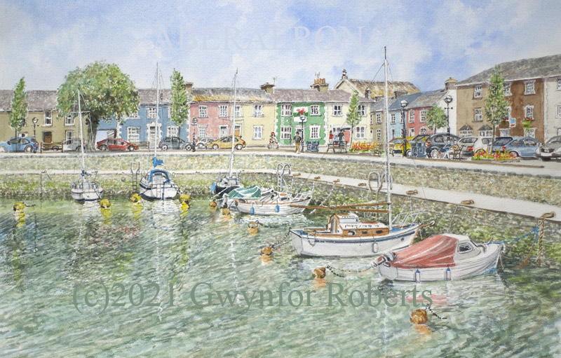 Painting of West Wales-Aberaeron