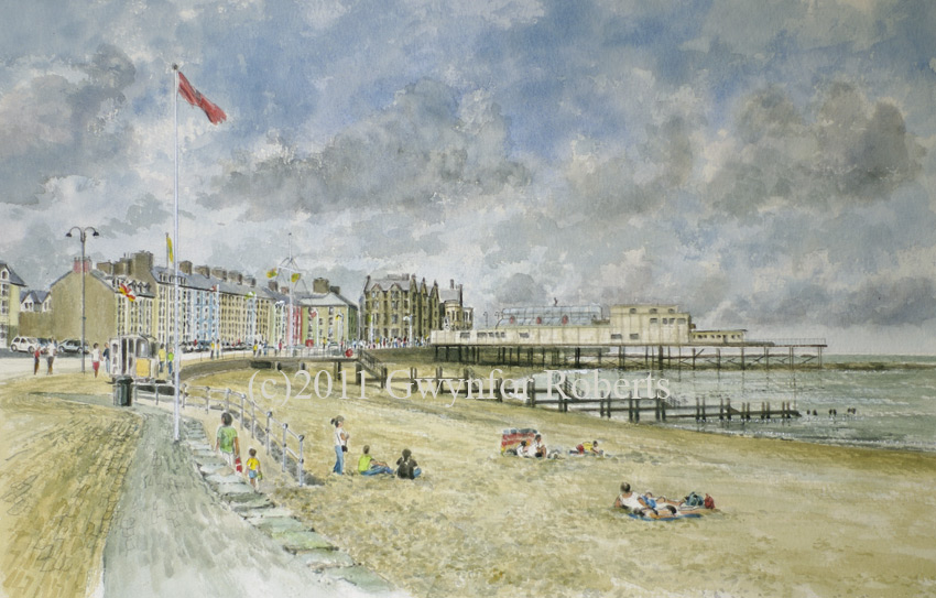 Paintings of West Wales-Aberystwyth pier