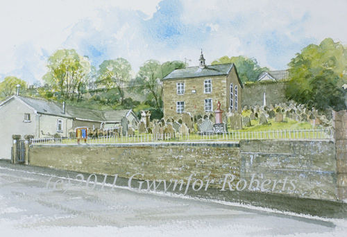 Painting of Argoed baptist chapel