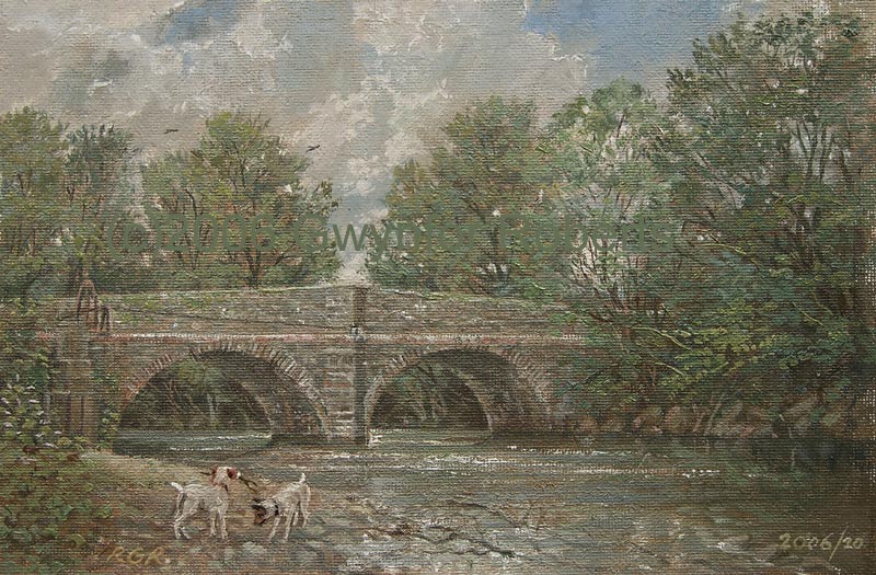 Old stone bridge at Bedwas.