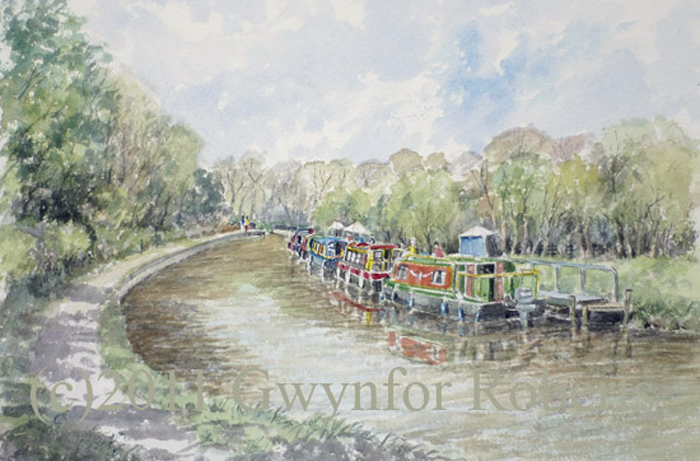 Paintings of Wales-Watercolour painting of the Brecon Beacons