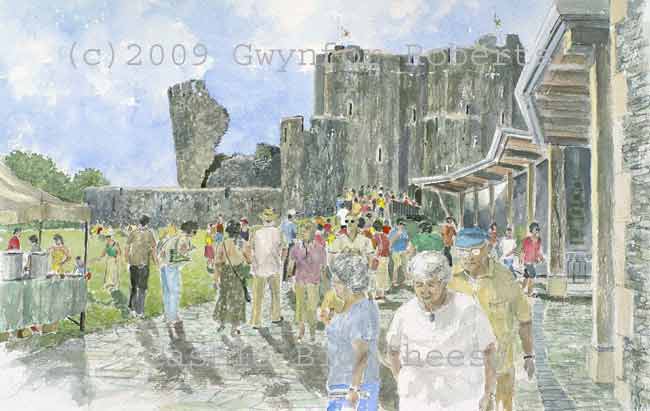 Caerphilly castle- Big Cheese weekend