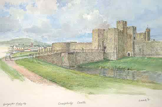 Paintings of Castles in Wales