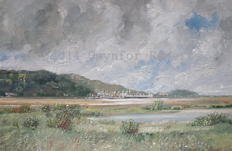 Conwy Castle from the estuary