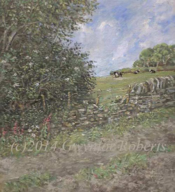Cwmdu lane, Cwmdu farm, Maesycwmmer
