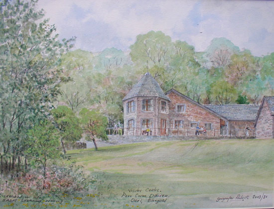 Tourist Center, Darren park, Caerphilly, South Wales.