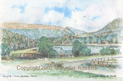 Darren park, Deri, Caerphilly, South Wales